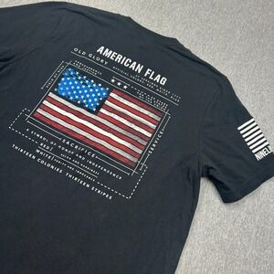 Nine Line Apparel American Flag Short Sleeve Tshirt  Mens XL Black Veteran